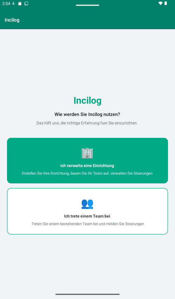 Auswahl der Rolle Administrator oder Mitglied