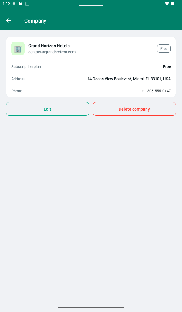 Company information