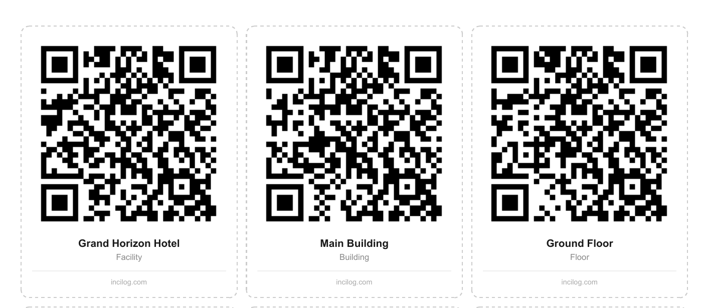 Sample of the generated QR codes PDF