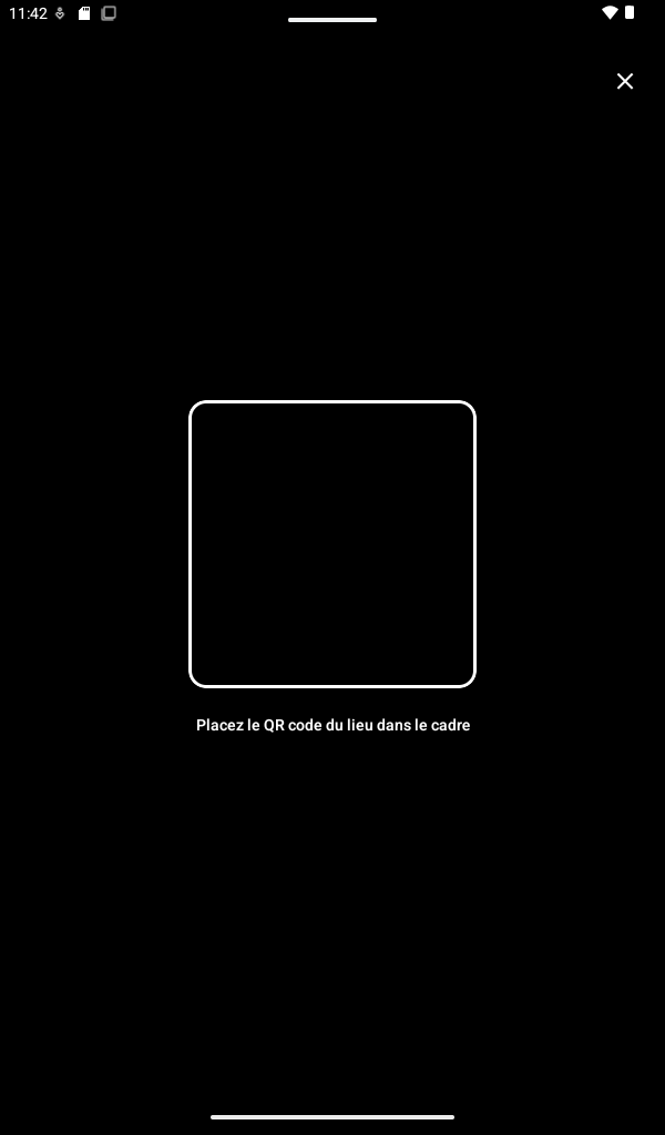 Scanner un QR code de lieu