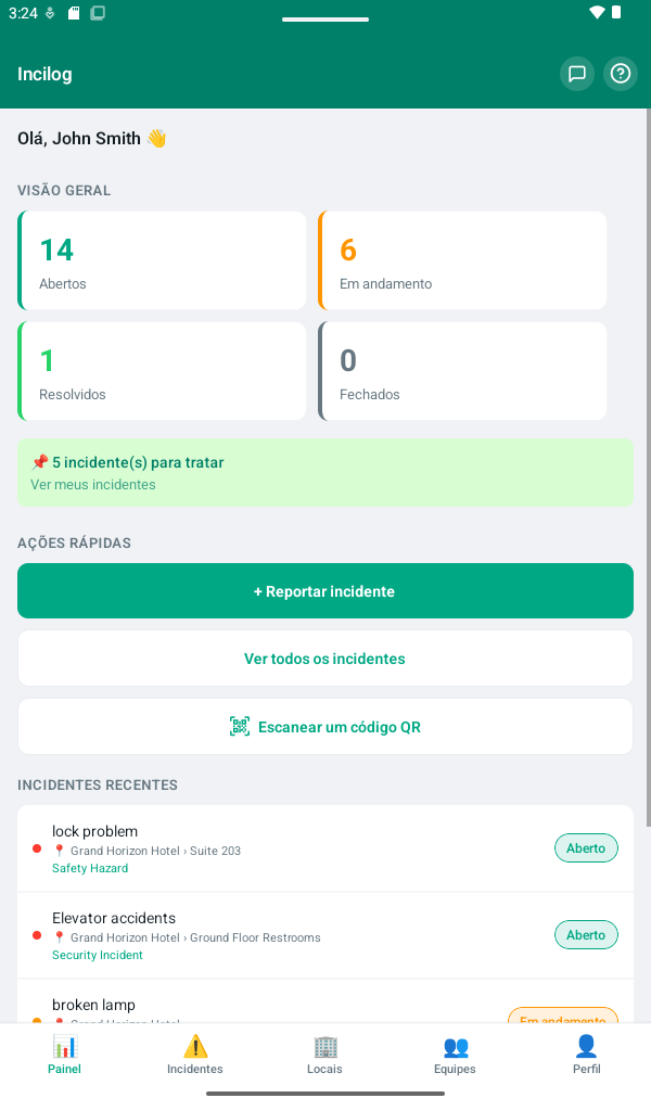 Painel do Administrador